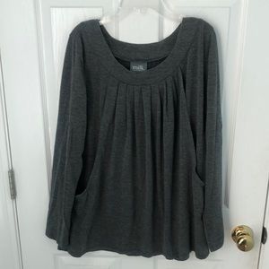 Milk Nursingware grey top